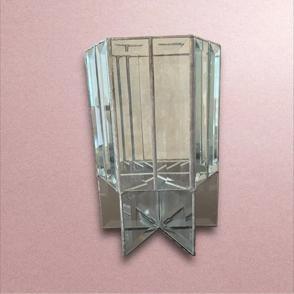 Hand Crafted clear leaded